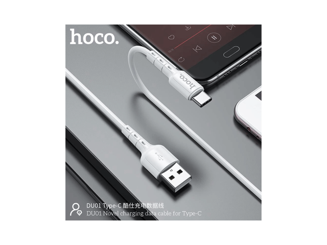 Hoco DU01 USB to Type-C Fast Charging and Data Transfer Cable Hoco DU01 USB to Type-C Fast Charging and Data Transfer Cable